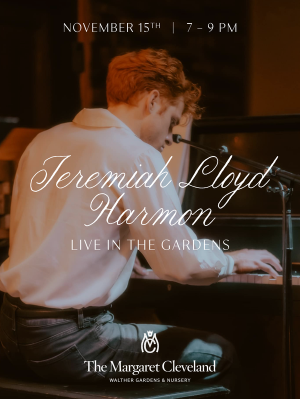Jeremiah Lloyd Harmon: Live in The Gardens