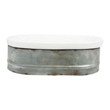 6-3/4"L Galvanized Metal