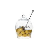 S/2 4" Round x 5"H Glass Jar w