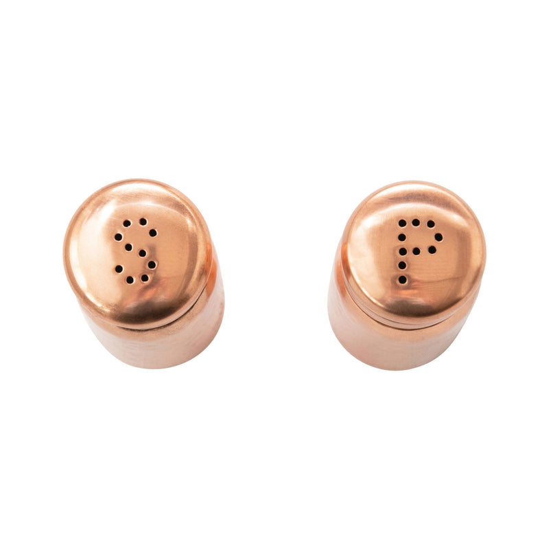 S/2 Copper Finish Salt & Pepper