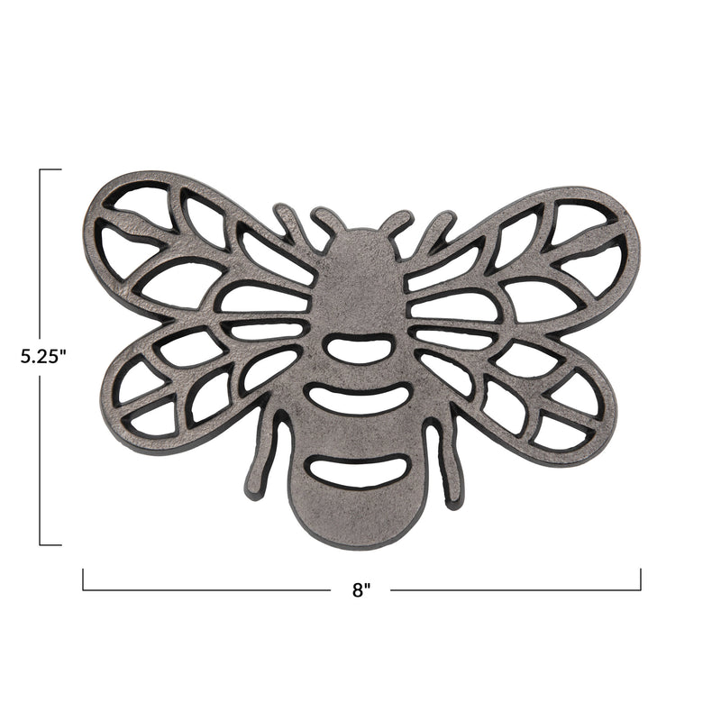 8"L Aluminium Bee Trivet