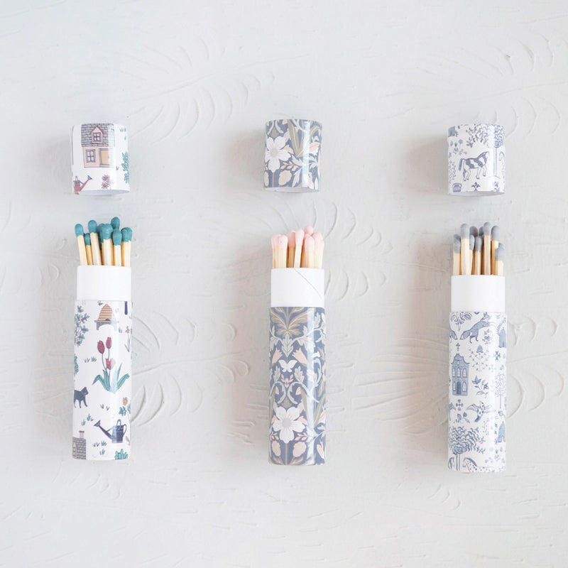 Floral Matches in Tube