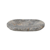 6"L x 4"W Oval Travertine Soap