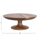 Wood Pedestal