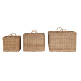 Lrg Rattan Basket Square