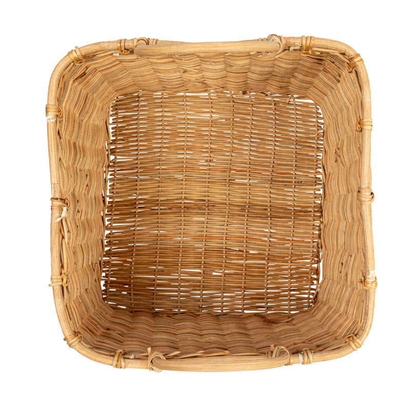 Lrg Rattan Basket Square