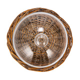 Glass and Woven Cloche