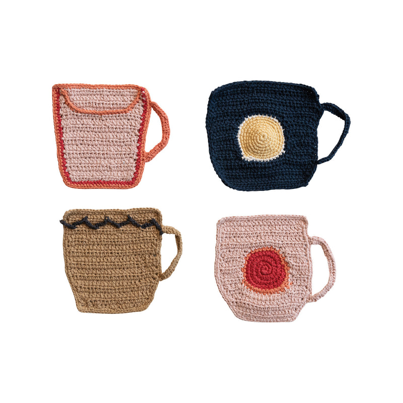 Crocheted Coaster / Trivet Mug