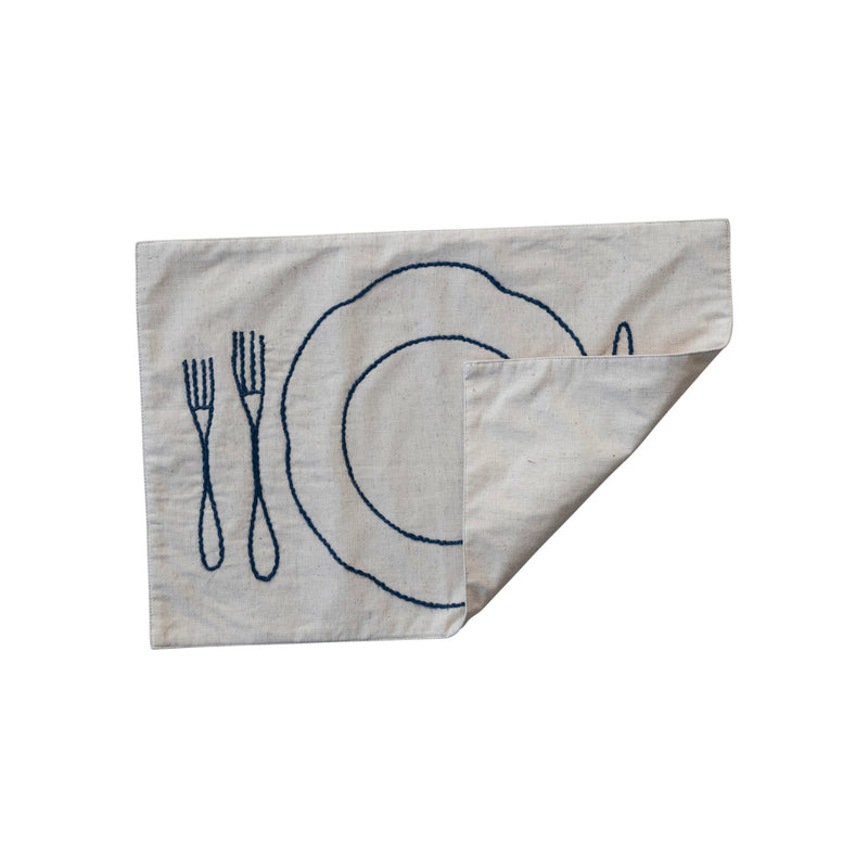 Embroidered Placemat