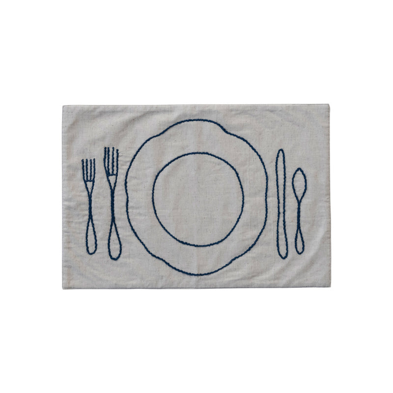 Embroidered Placemat