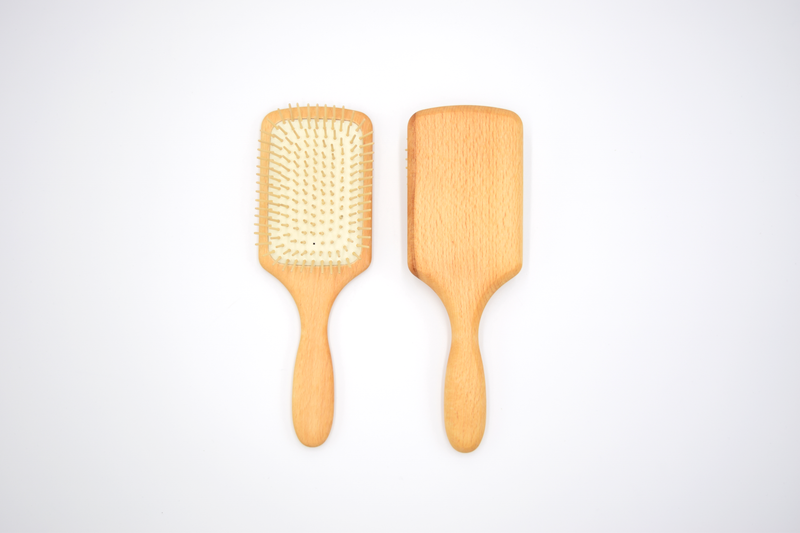 Hair Brush Paddle Wood Pins