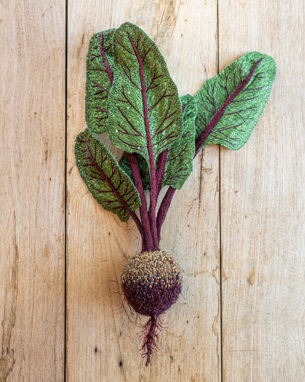 Red Garden Beet Object Art