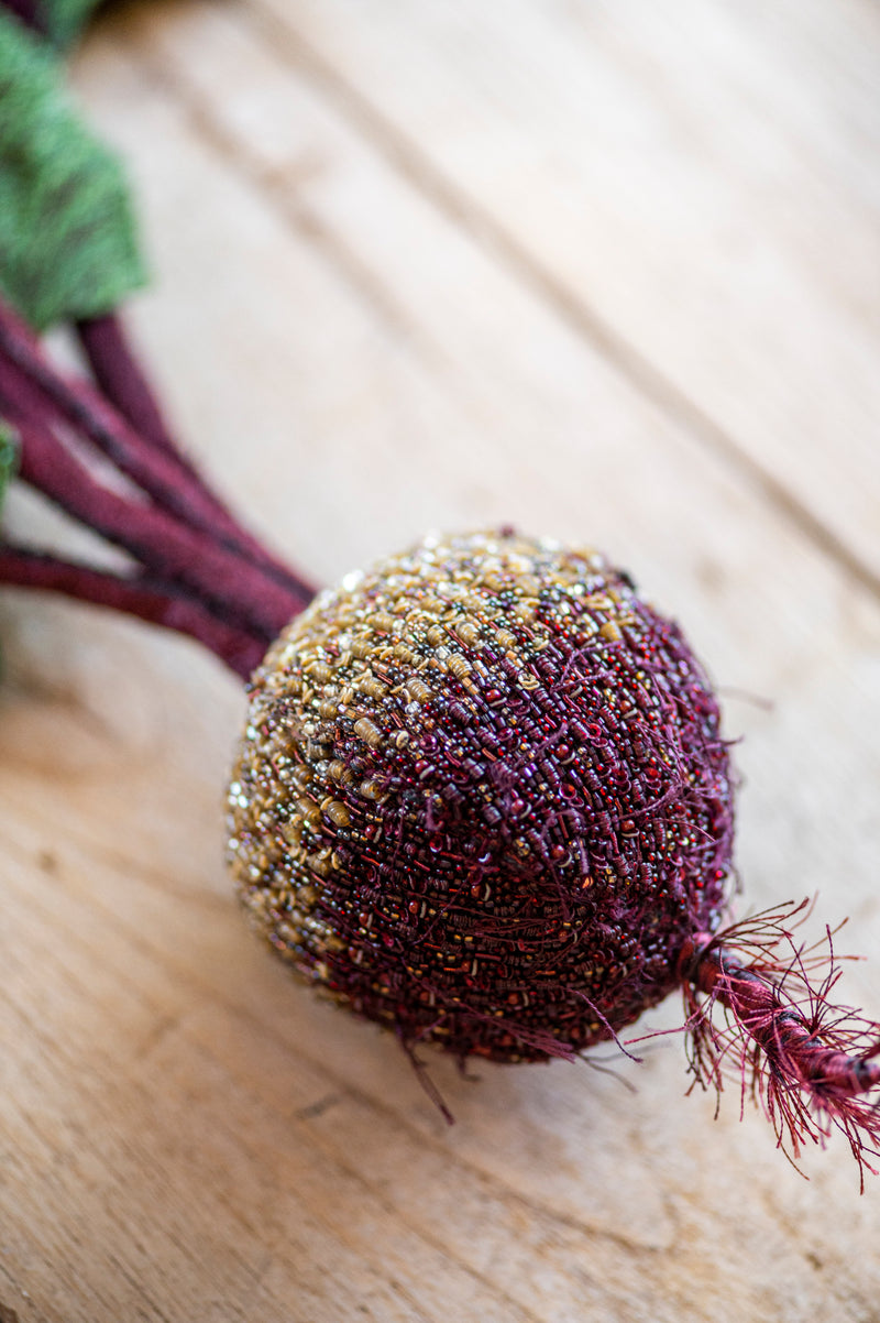Red Garden Beet Object Art