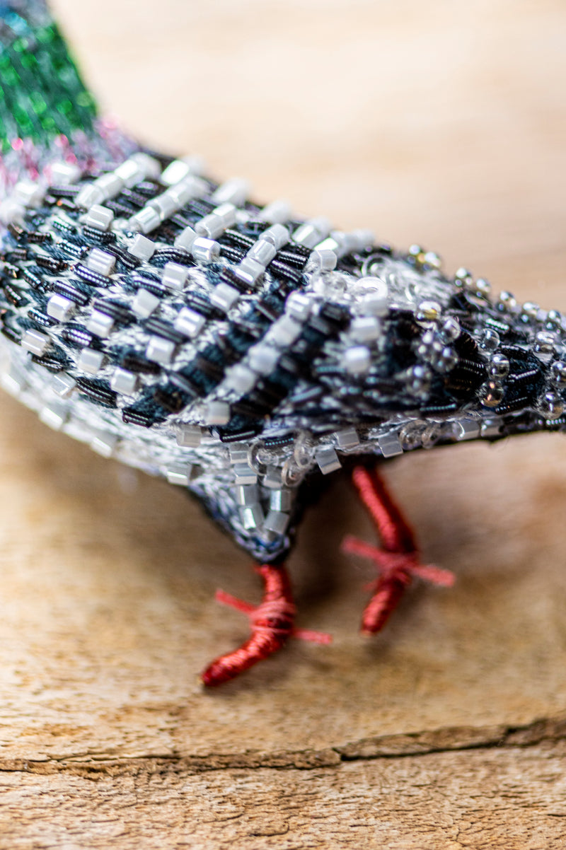 Homing Pigeon Brooch Pin