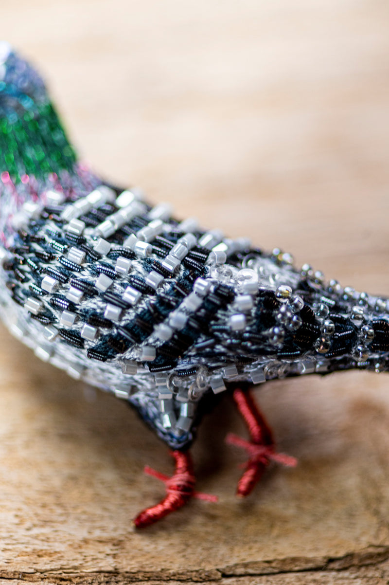 Homing Pigeon Brooch Pin