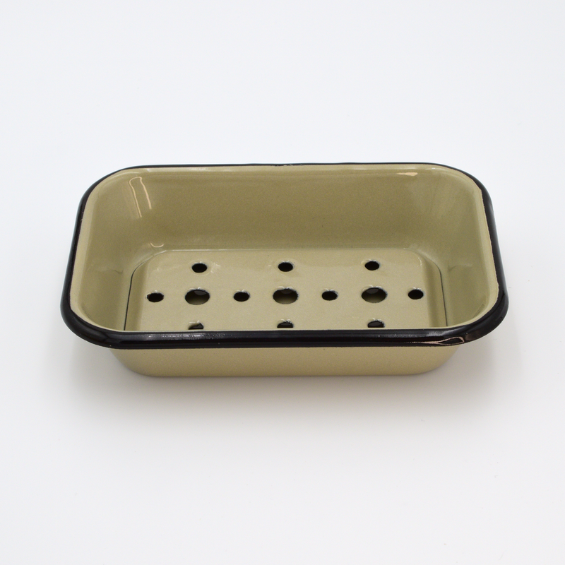 Soap Dish Enamel - Oyster