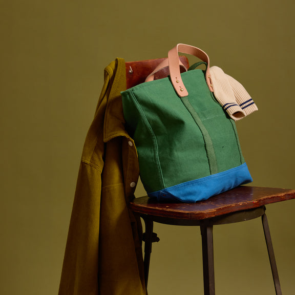 Small Zipper Tote | Pine+Ocean