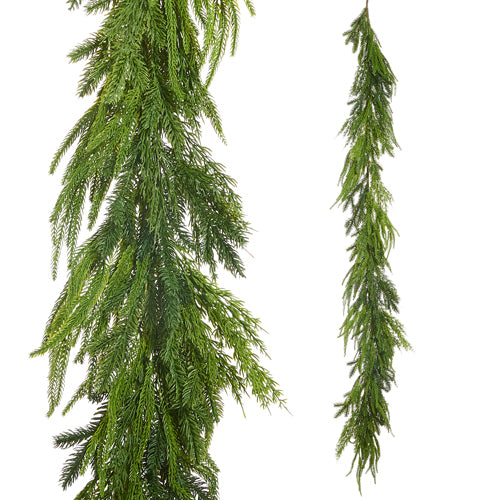 6' MIXED GREENERY GARLAND