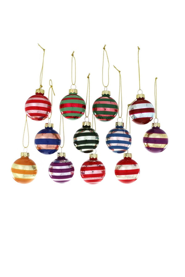 STRIPEY BAUBLES-SMALL