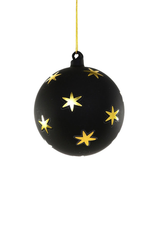 GLINTING STAR BAUBLE-LARGE