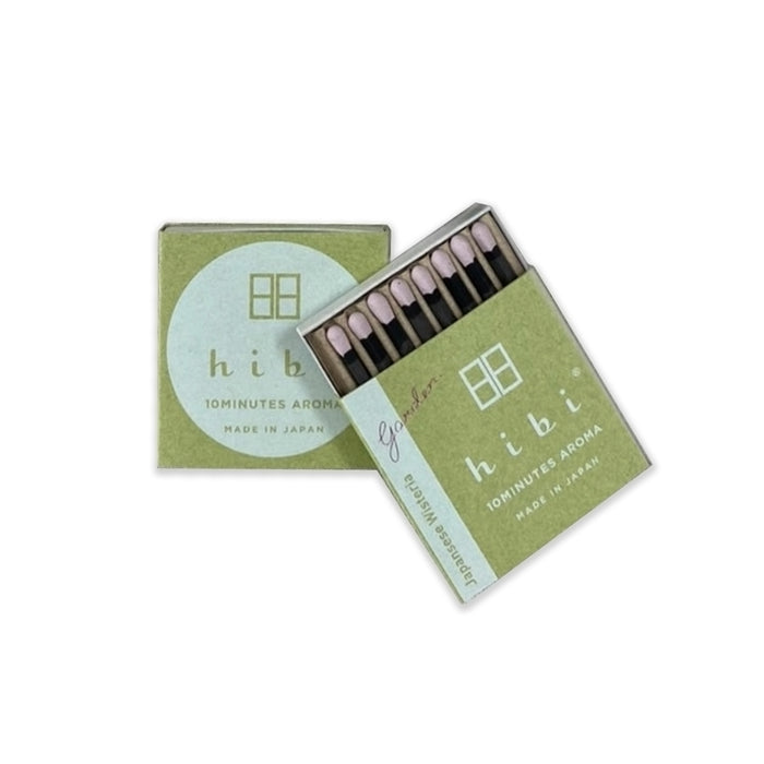 Hibi Match - Box of 8 Incense Matches - Japanese Wisteria