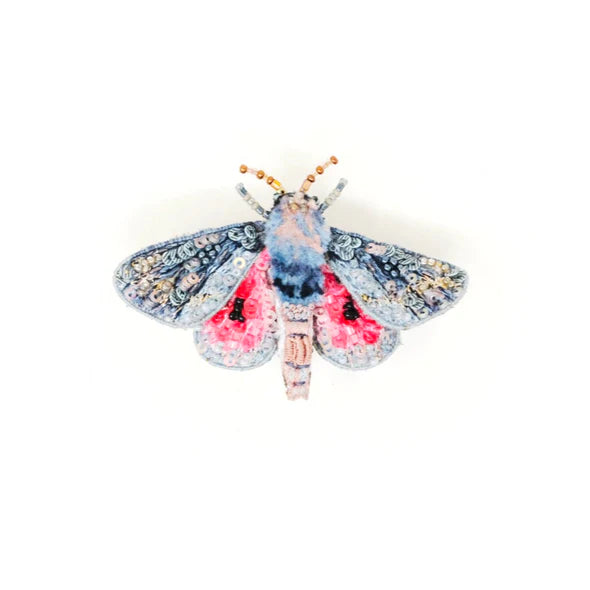 Hubbard's Small Silk Moth Brooch Pin