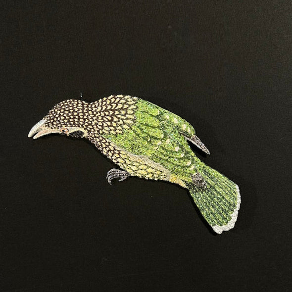 Spotted Catbird Object Art