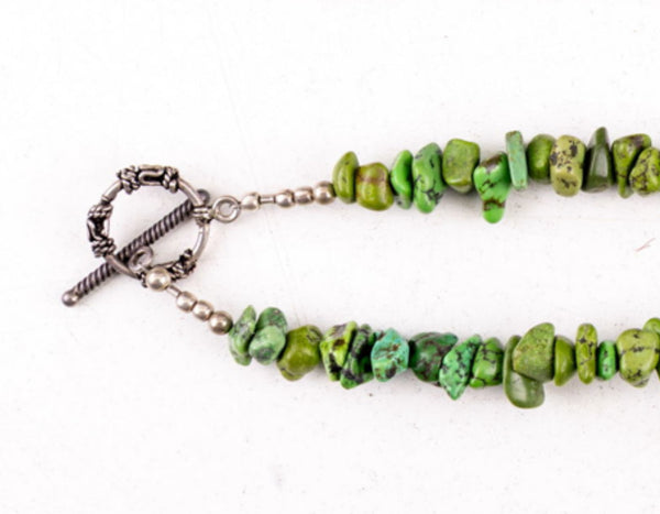 Green Turquoise Native American Necklace