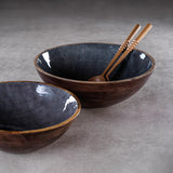 Desert Oasis Mango Wood Bowl - Sedona Gray - Small