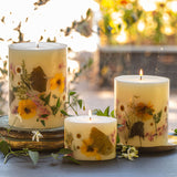 Medium Round Botanical Candle - Lemon Blossom