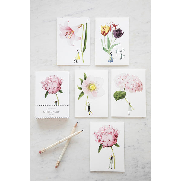 In Bloom - Notecards "Pink Flowers"