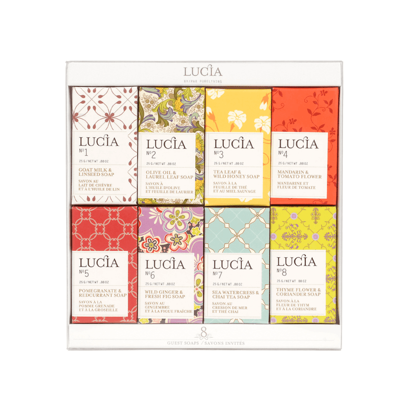 LUCIA Assorted Gift Box 8 Guest Soaps