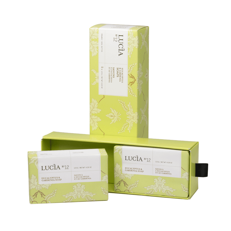 LUCIA N°12 Eucalyptus & Gardenia Soap Set (2)