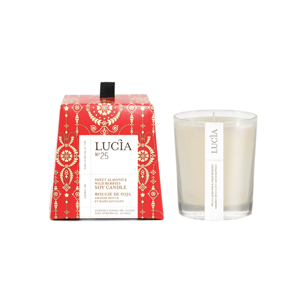 LUCIA N°25 Sweet Almond & Wild Berries Soy Candle