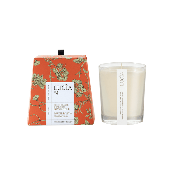 LUCIA GREEN ORANGE & OAK MOSS - TESTER CANDLE 50 HRS