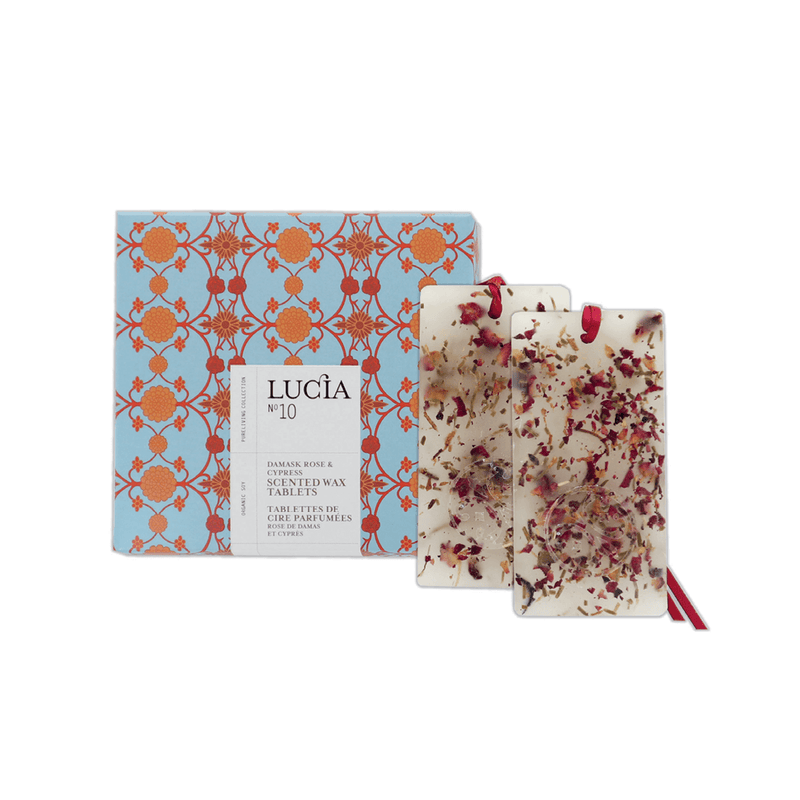 LUCIA N°10 Damask Rose & Cypress Scented Wax Tablets