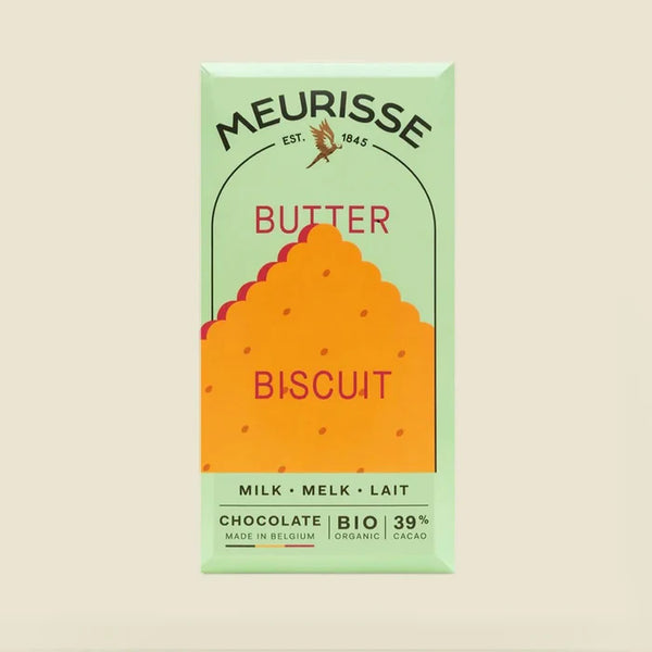 Meurisse Chocolate - Butter Biscuit - Milk Chocolate 39%