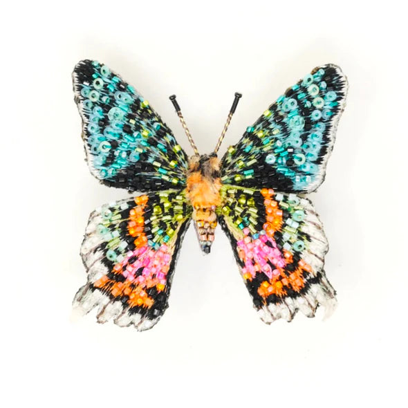 Madagascar Sunset Moth Brooch Pin