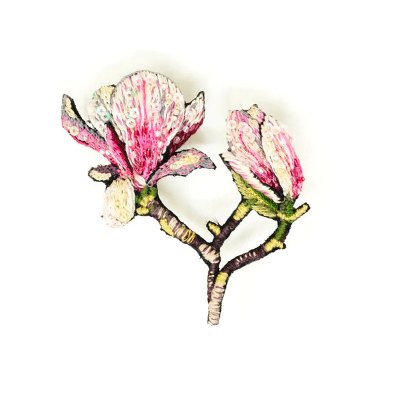 Magnolia Brooch Pin