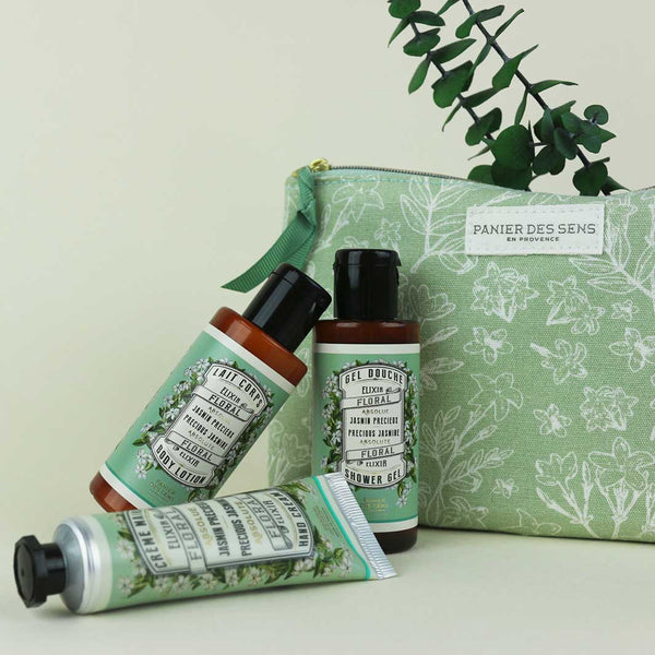 Travel Set Precious Jasmine - Shower, Body lotion, Hand cream