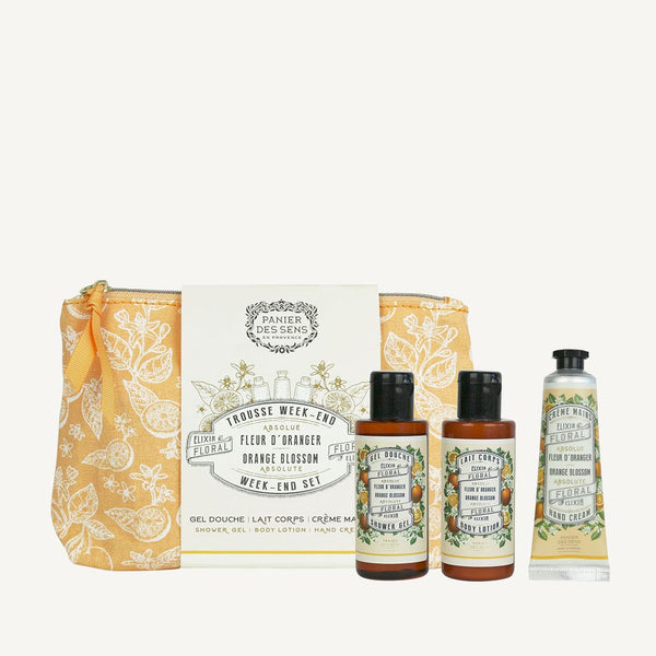 Travel Set Orange Blossom - Shower, Body lotion, Hand cream