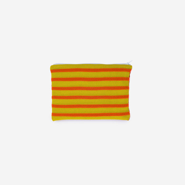 Super Stripe Pouch - SS23-Golden Olive Flame