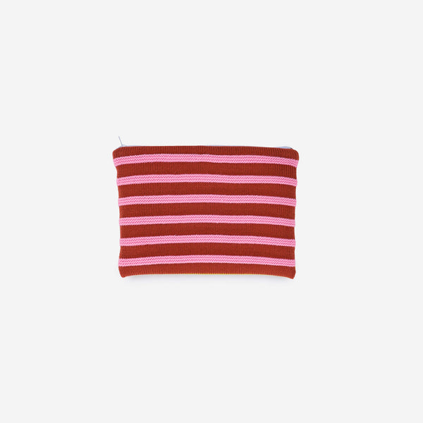 Super Stripe Pouch - SS23-Golden Olive Flame