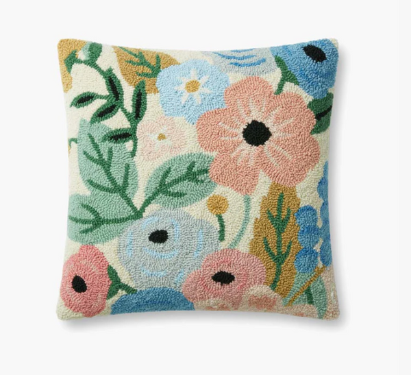 Down Pillow - Garden Cream - 22" x 22"