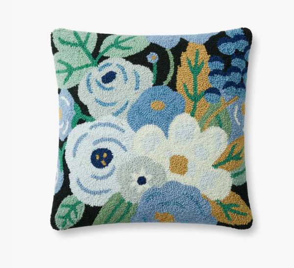 Down Pillow - Garden Indigo - 22" x 22"