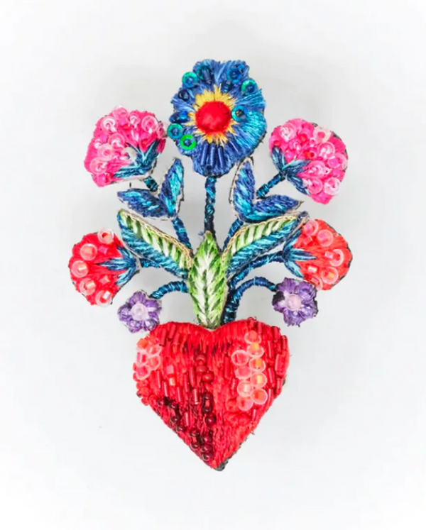 Frida's Flowers Brooch Pin