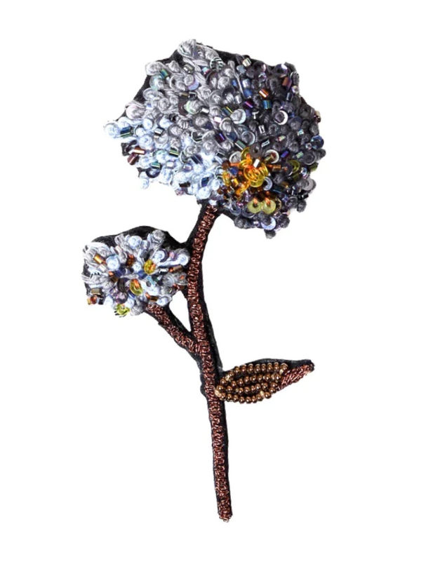 Hydrangea Brooch Pin