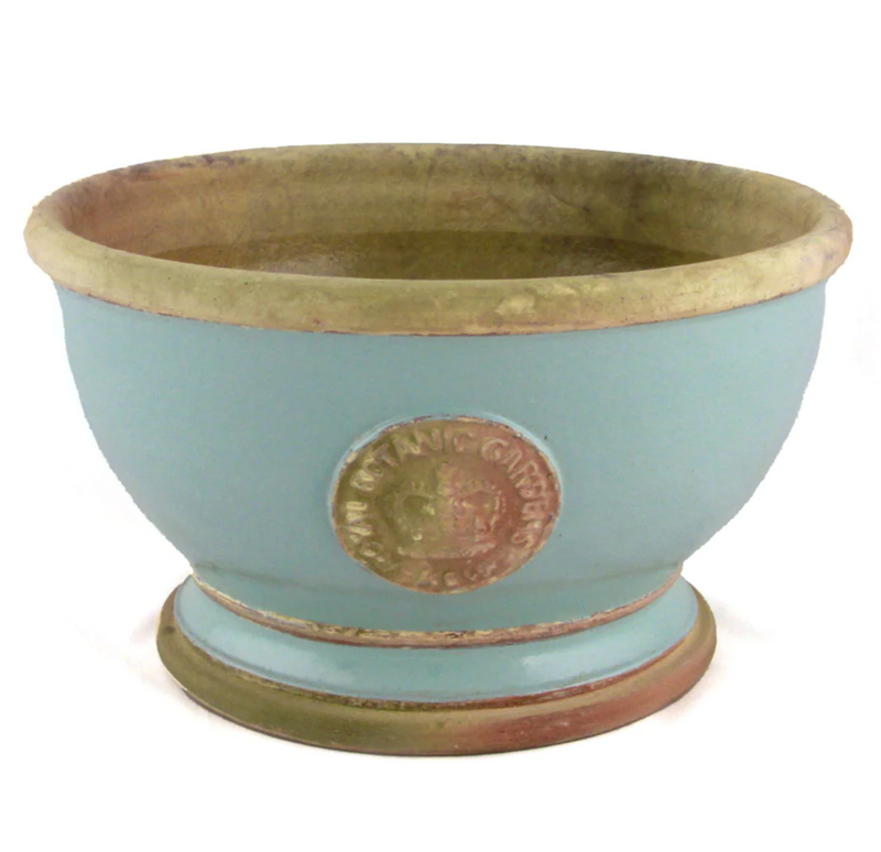 SM "Hampton" Tiffany Blue Kew Footed Bowl