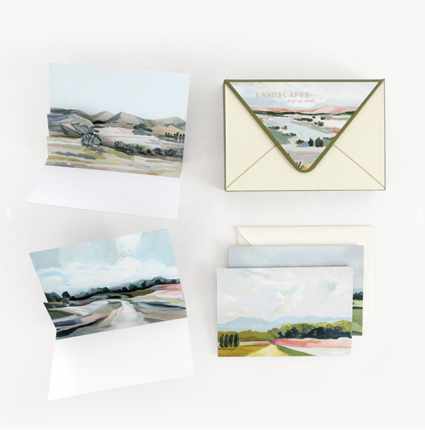 LANDSCAPES pop up card set