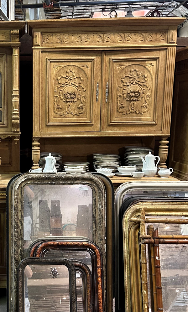 Vintage 2 Piece European Cabinet